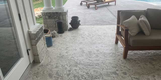 Professional concrete pool resurfacing creates a beautiful surface, resistant to wear and tear