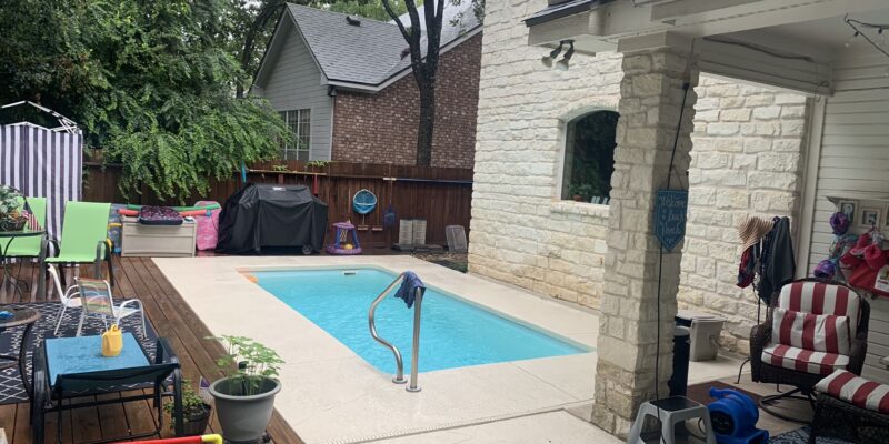 No project is too small for our concrete pool restoration specialists, including a backyard pool